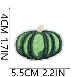 Halloween Iron on Patches Manufacturer - Orange Pumpkin Design DIY