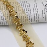 Beaded Lace Trim Factory - Custom Hand Sewing Sequin Mesh Collar