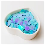 PVC Round Sequins Factory - OEM/ODM 10mm Side Hole for Earring Making