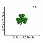St Patrick Iron on Patches Manufacturer - Three Leaf Clover Embroidered