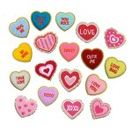 Heart Iron on Patches Manufacturer - Gold Glitter Chenille Valentine Gift