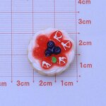 Fruit Cake Resin Charm Factory - 3D Fake Food Mold Keyring Accessories
