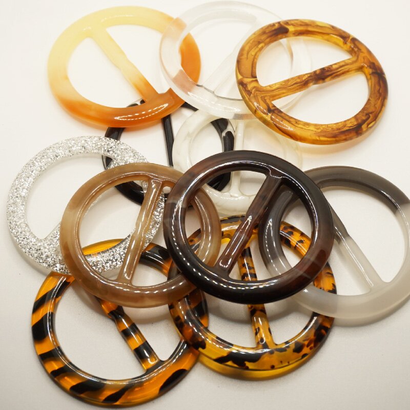 Resin Buckle Factory - Tri-glide Adjustable Round Buckle Supplier