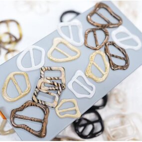 Resin Buckle Factory - Irregular Shape Decorative Ladies Dress