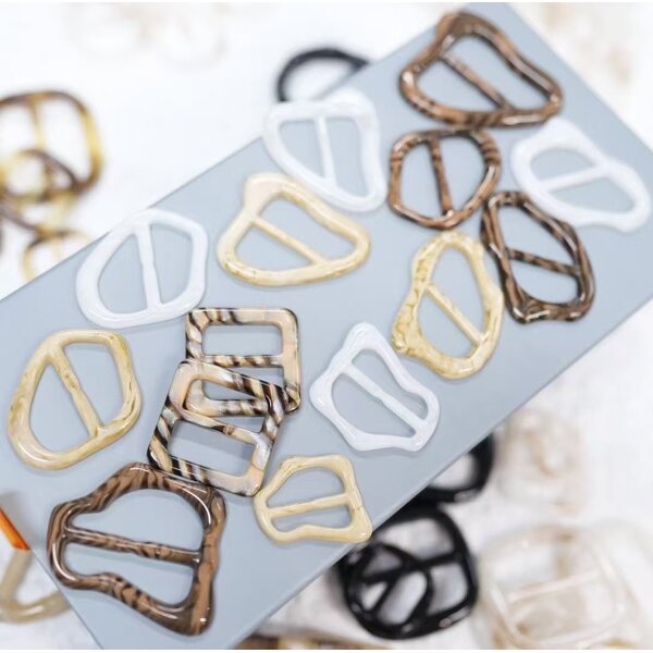 Resin Buckle Factory - Irregular Shape Decorative Ladies Dress