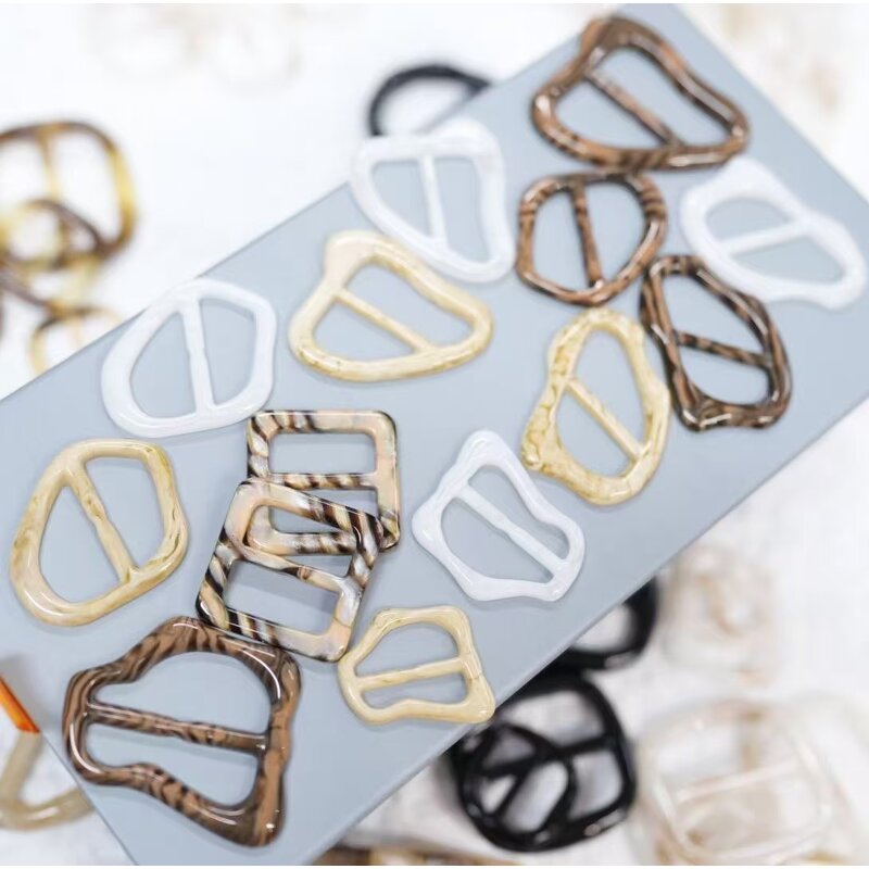 Resin Buckle Factory - Irregular Shape Decorative Ladies Dress