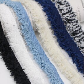 Fringed Lace Trim Manufacturer - Autumn Winter Colored Decorative Cuff