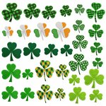 St Patrick Iron on Patches Manufacturer - Three Leaf Clover Embroidered