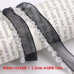 Guipure Lace Trim Factory - White Black Crystal Tape Clothing Decoration
