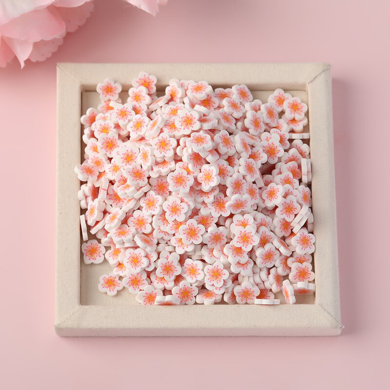 Polymer Clay Slice Manufacturer - Sakura Flower Slice Slime Decoration