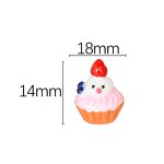 Christmas Food Resin Cabochon Factory - 3D Miniature Santa Snowman DIY