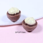Nut Resin Charm Manufacturer - 3D Artificial Shape Keyring Pendant DIY