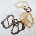 Resin Buckle Factory - Irregular Shape Decorative Ladies Dress