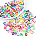 Polymer Clay Beads Factory - 10mm Star Heart Loose Bead for Jewelry
