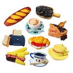 Coffee Resin Cabochon Factory - Miniature Cup Bread Design DIY Charm