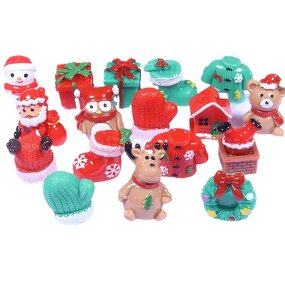 Christmas Resin Ornaments Factory - Cartoon 3D Artificial Gift Desktop