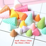 Ice Cream Resin Cabochon Manufacturer - Two Size Artificial 3D Keyring