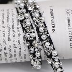 Pearl Lace Trim Manufacturer - 1.2cm Width Crystal for Clothes Shoes