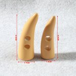 Resin Toggle Button Manufacturer - Varnish Print 45mm 55mm Overcoat