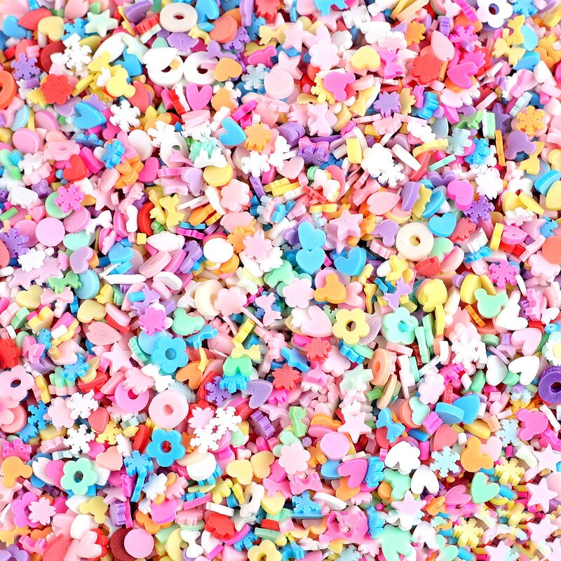 Polymer Clay Sprinkles Manufacturer - 5mm Mini Shapes Slime Filler DIY