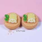 Fruit Resin Cabochon Factory - Miniature Cupcake Pudding Cake Ornament