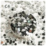 Mini PVC Sequins Factory - 3mm No Hole for Nail Art DIY Decoration
