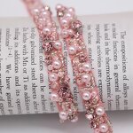 Pearl Lace Trim Manufacturer - 1.2cm Width Crystal for Clothes Shoes