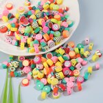 Polymer Clay Beads Factory - Bulk 10mm Fruit Animal Charms DIY