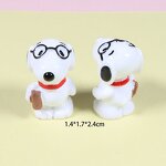 Dog Resin Cabochon Factory - Lovely 3D Miniature White Puppy DIY