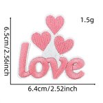 Valentine Iron on Patches Manufacturer - Pink Theme Gift Wedding Party