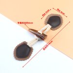 PU Leather Button Manufacturer - Sewing Toggle Buckle Down Jacket