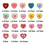 Heart Iron on Patches Manufacturer - Gold Glitter Chenille Valentine Gift