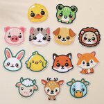 Animal Iron on Patches Factory - Small Head Design for Children Clothes