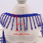 Tassel Trim Manufacturer - 5.5cm Fringe Crystal Bead Curtain Decoration