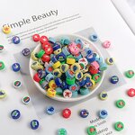 Polymer Clay Beads Factory - 10mm Star Heart Loose Bead for Jewelry