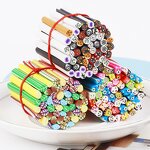 Polymer Clay Stick Factory - 5cm Fruit Animal Stick for DIY Craft