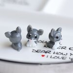 Animal Resin Cabochon Factory - 3D Simulation Bear Dog Cat for Jewelry