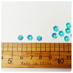 PVC Flower Sequins Manufacturer - 10mm One Hole for Clothing Lace Trim