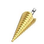 Step Drill Bit Manufacturer - 4-32mm HSS Titanium Coated Metric Cone