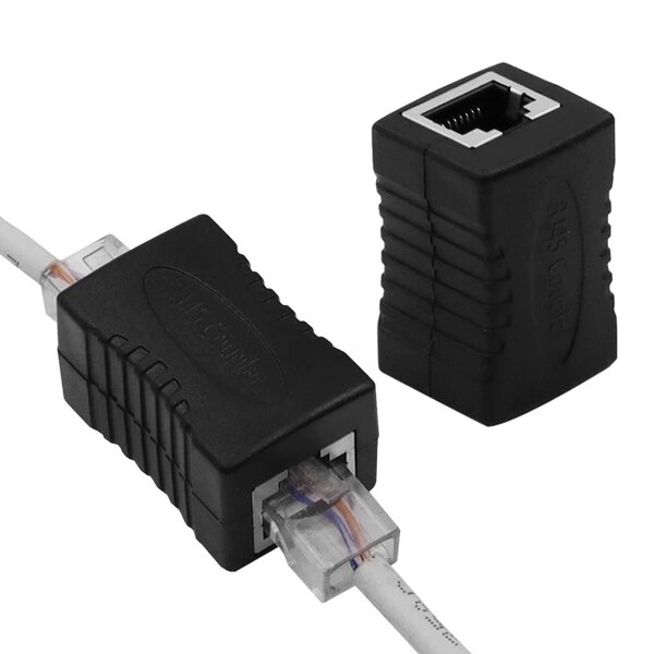 RJ45 Extender Factory - Network Connector Female to Female Gigabit