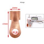 Wire Terminals Factory - OT Series Red Copper Bare Nose Lugs