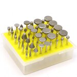 Diamond Grinding Head Factory - 50PCS Coated for Stone Ceramic Glass