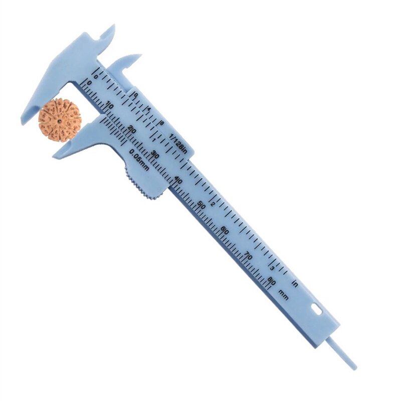 Vernier Caliper Factory - 0-80mm Double Scale Plastic Student Tool