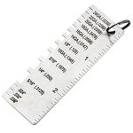 Welding Gauge Factory - Stainless Steel Sheet Thickness Inspection Ruler