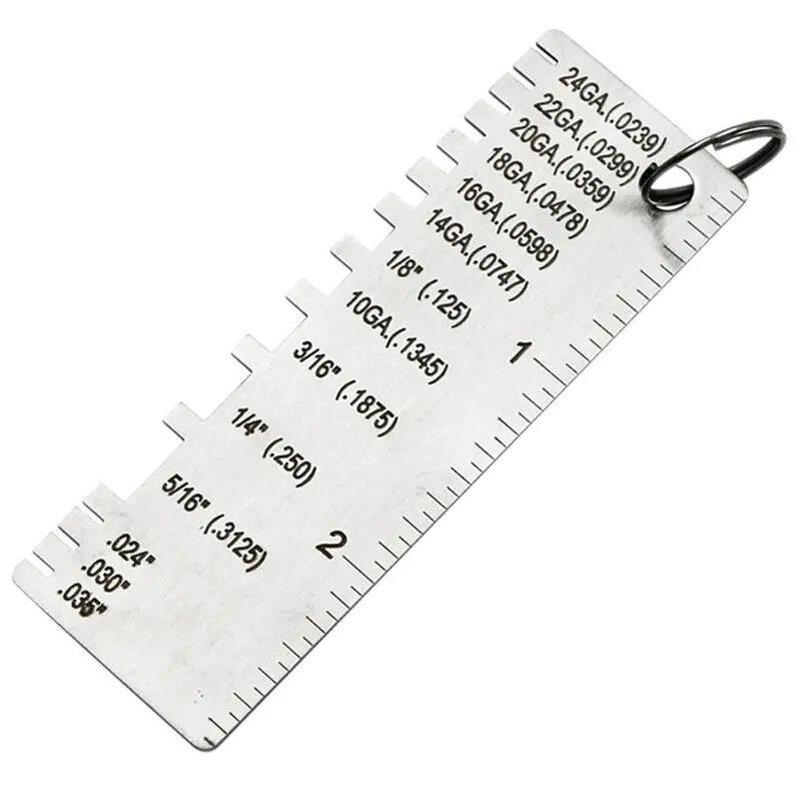 Welding Gauge Factory - Stainless Steel Sheet Thickness Inspection Ruler