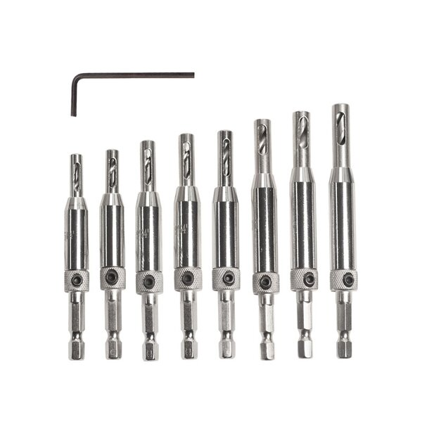 Hinge Hole Opener Set Manufacturer - 16pcs Positioning Drilling Tool