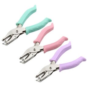 Paper Punch Factory - Handheld Circle Hole DIY Craft Shape Cutter