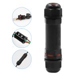 Waterproof Connector Factory - IP68 3 Pin Push Type LED Light Outdoor