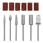 Nail Drill Bits Factory - 12pcs Electric Nail File Polishing Tips
