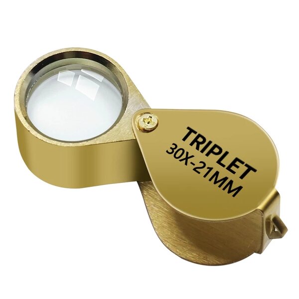 Jeweler's Magnifier Factory - Metal Folding 30X Magnification Glasses